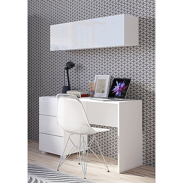 Lomadox Schreibtisch CAIRNS-132, Computertisch mit Regal günstig online kaufen