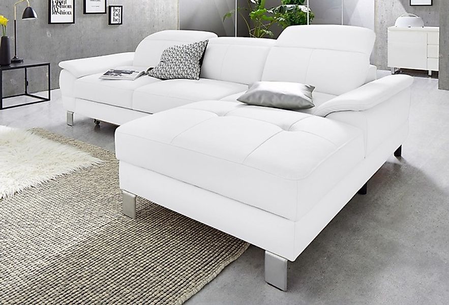 exxpo - sofa fashion Ecksofa »Mantua 2, inkl. Kopf- bzw. Rückenverstellung, günstig online kaufen