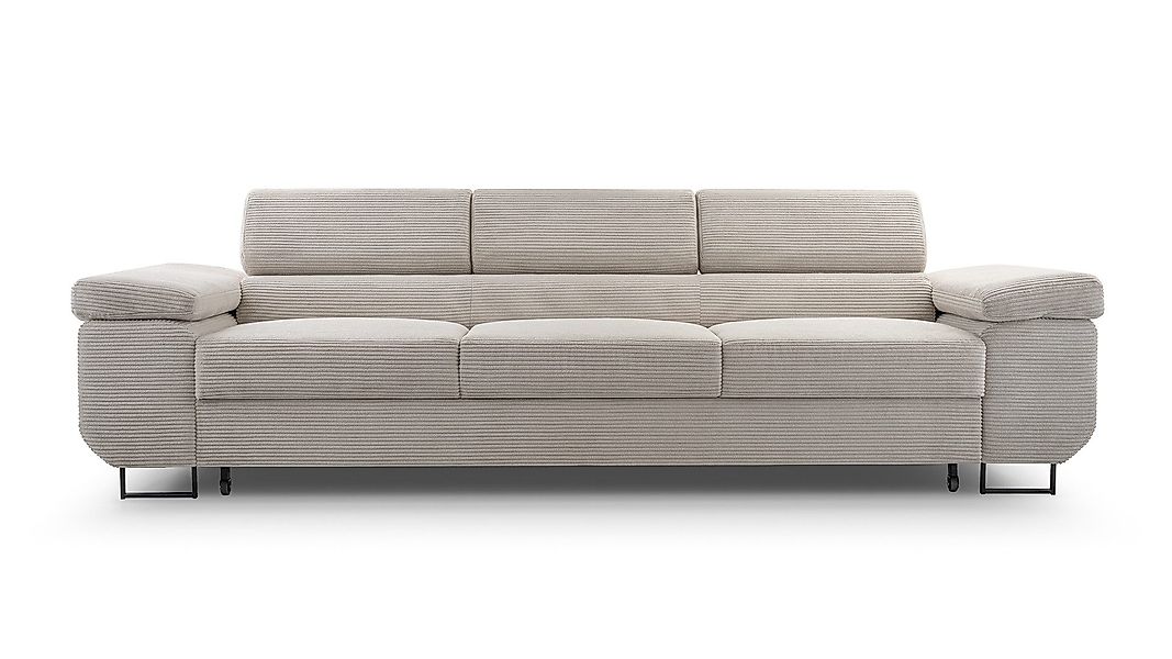 Beautysofa Schlafsofa NAVIO, mit Verstellbare Kopfstützen günstig online kaufen