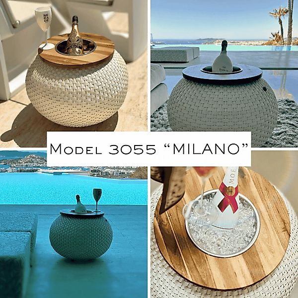 COOTAB Cooler Table Beistelltisch "Beistelltisch mit Edelstahl-Kühler Milan günstig online kaufen