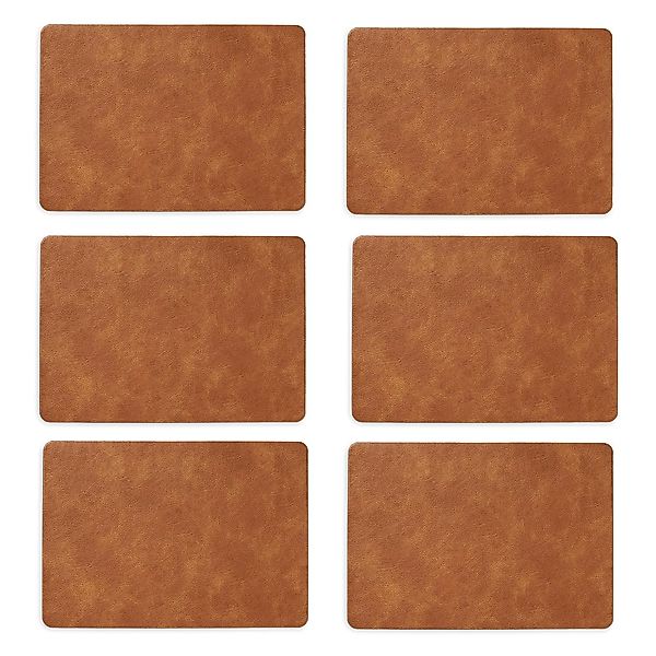 Zeller Present Platzset Kunstleder, 6-teilig, 30 x 42,5 cm günstig online kaufen