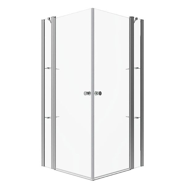 Aquabatos 90 x 120 cm Duschkabine Rechteck Duschabtrennung Dusche Pendeltür günstig online kaufen