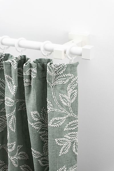 GARESA Gardinenstange "CUBUS" Ø 20 mm 1 läufig-läufig Wunschmaßlänge Vorhan günstig online kaufen