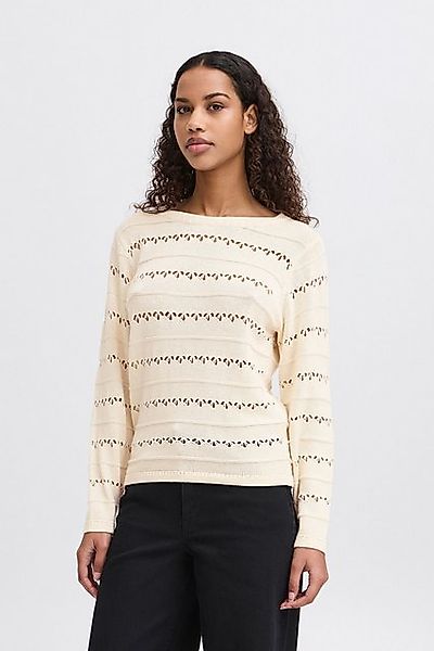 Ichi Strickpullover IHLALUHA Modernes Oberteil mit Cut-Outs günstig online kaufen