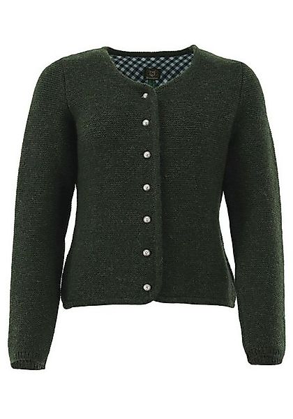 OS Trachten Strickjacke Forivo tailliert, Rundhalsausschnitt, 1/1-Arm, Wien günstig online kaufen