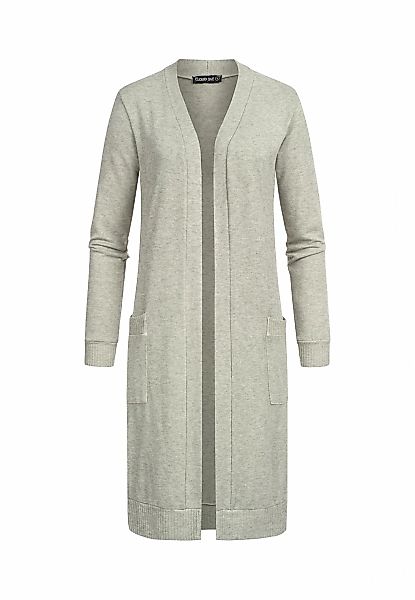 CLOUD 5IVE Strickjacke "CLOUD 5IVE Longform Viskose Cardigan mit 2 seitl. T günstig online kaufen