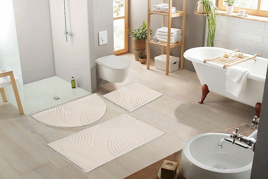 my home Badematte »Ognon, Scandi, Boho, modernes Muster«, rutschhemmend bes günstig online kaufen