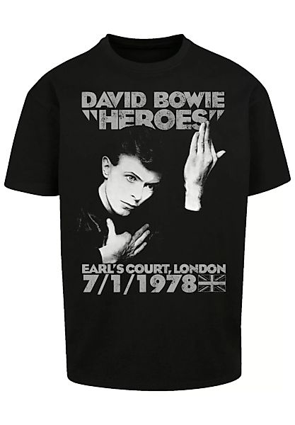 F4NT4STIC T-Shirt "David Bowie Earls Court Heroes", Print günstig online kaufen