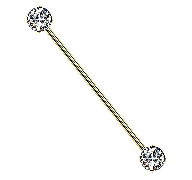 Taffstyle Piercing-Set Industrial Piercing Langhantel Barbell Scaffold Zirk günstig online kaufen