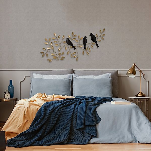 Art for the home Metallbild "Vögel auf dem Zweig", (1 St.) günstig online kaufen