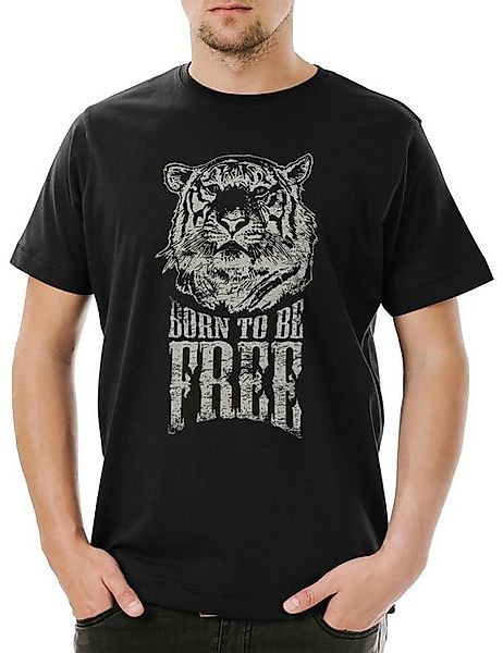 Urban Backwoods Print-Shirt Urban Backwoods Born To Be Free Herren T-Shirt günstig online kaufen