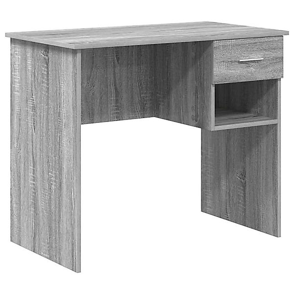 vidaXL Schreibtisch Grau Sonoma 90 x 49,5 x 75 cm Holzwerkstoff 869271 günstig online kaufen