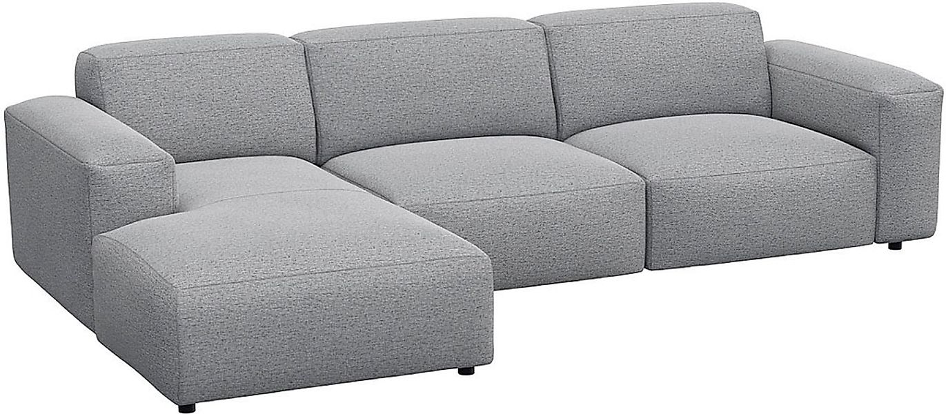 FLEXLUX Ecksofa »Lucera bequem und komfortabel durch hochwertigen Sitzaufba günstig online kaufen