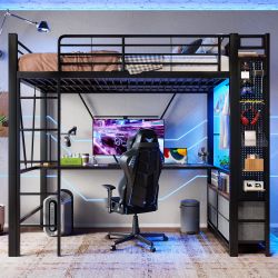 TavilaEcon Hochbett mit Trockenstab & Einlegeböden, günstig online kaufen