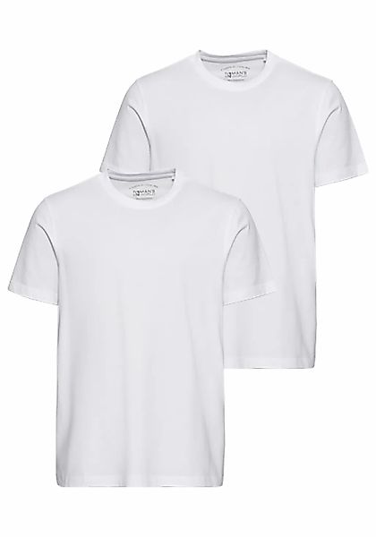 Mans World Rundhalsshirt Packung, 2er Pack, 2 Stk. Kurzarm, unifarben, Rund günstig online kaufen