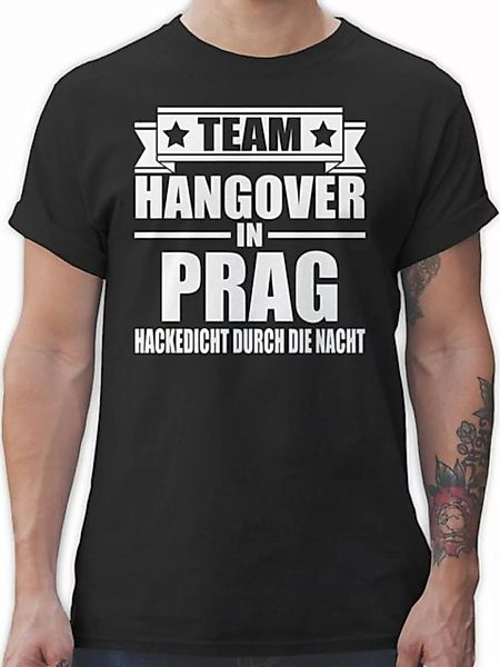 Shirtracer T-Shirt Team Hangover in Prag JGA Männer günstig online kaufen