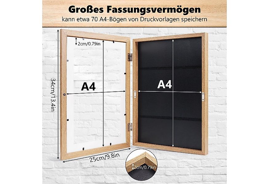 SURFOU Bilderrahmen Bilderrahmen Holz – Klappbarer Foto- & Kunstwerke Aufbe günstig online kaufen
