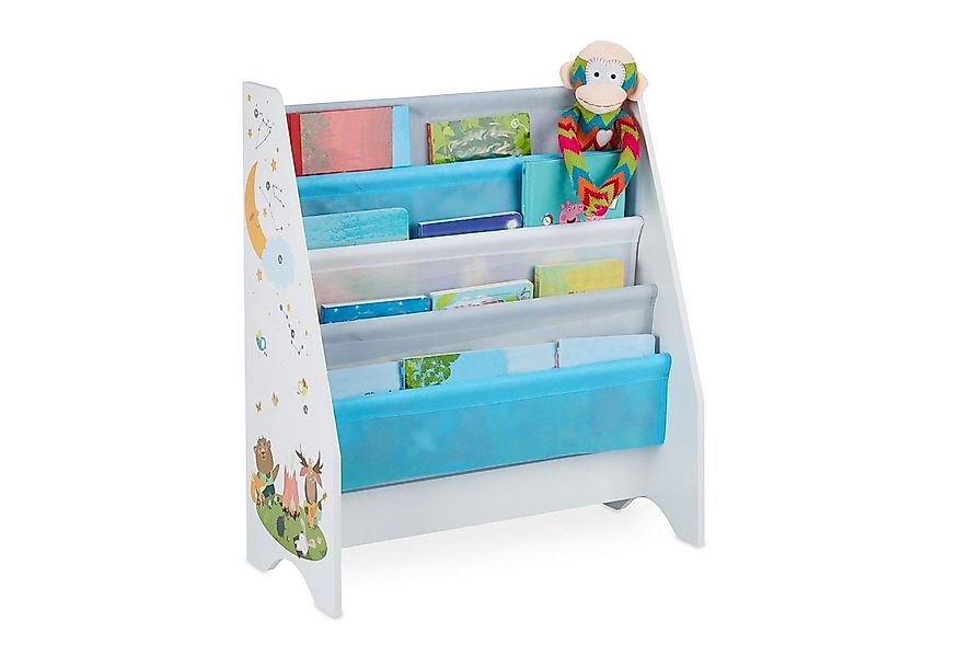 relaxdays Kinderregal Kinder Bücherregal, A günstig online kaufen