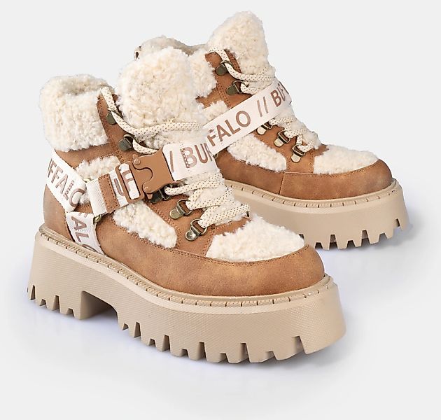 Buffalo Plateaustiefelette "Aspen Com Mid Warm" Winterboots, Schnürboots, S günstig online kaufen