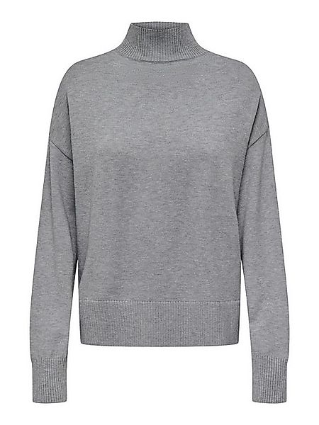 ONLY Strickpullover Strickpullover Hochgeschlossen Voluminöse Ärmel Gerippt günstig online kaufen