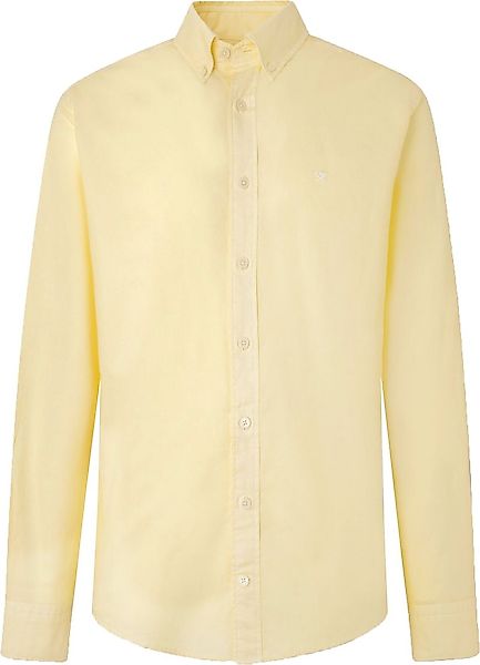 Hackett Hemd Garment Dyed Gelb - Größe XL günstig online kaufen