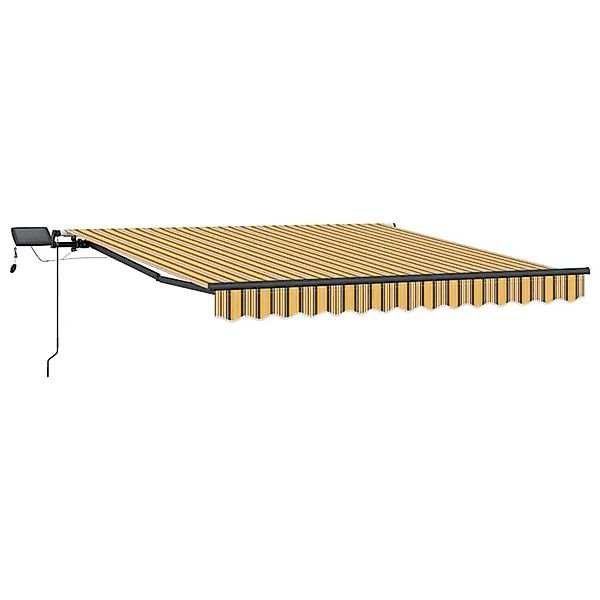 vidaXL Einziehbare Markise Mehrfarbig 350 x 250 cm Stoff 3330308 günstig online kaufen