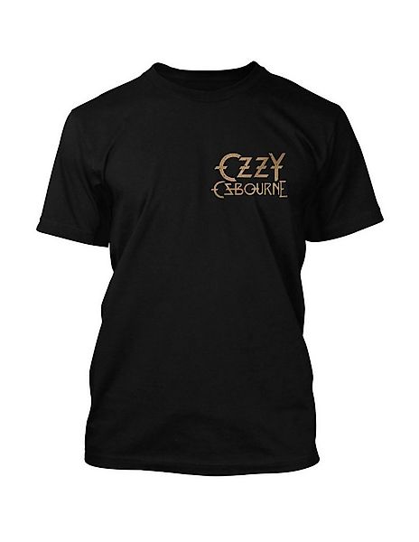 Ozzy Osbourne T-Shirt Patient No. 9 Gold Logo günstig online kaufen