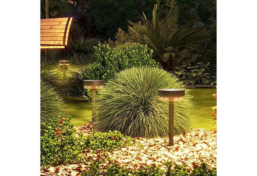 Outsunny LED Solarleuchte Solarlampen, 3 Stück Solarleuchten mit Warmweiß L günstig online kaufen