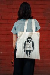 AvantgART Shopper Stoffbeutel Baumvolle, Jutebeutel, Banksy günstig online kaufen