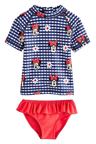 Next Badeanzug Sonnenschutz Rash-Trägertop-Set, Minnie Mouse günstig online kaufen