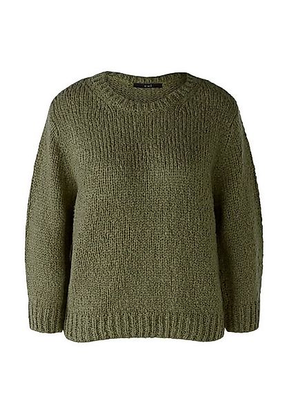 Oui Rundhalspullover Pullover mit Wolle und Mohair günstig online kaufen