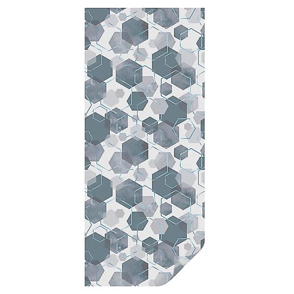 Tulup Buntglasfolie Geometrische Sechsecke Fensterfolie Buntglas 50x116 cm günstig online kaufen