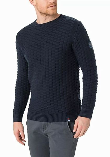 TIMEZONE Strickpullover Strickpullover Rundhals 3D Muster Regular Fit 8026 günstig online kaufen