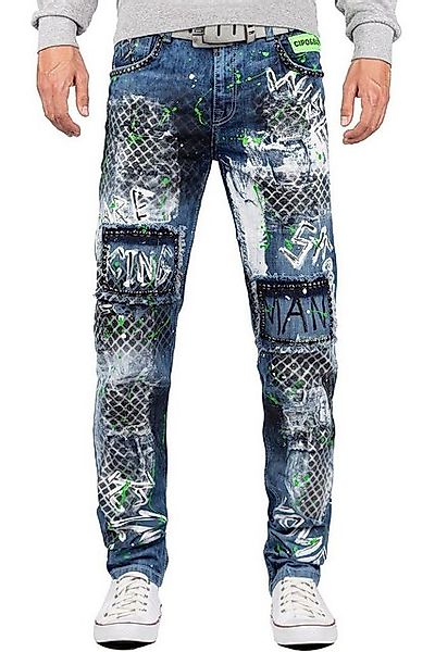 Cipo & Baxx Regular-fit-Jeans Hose BA-CD591 Blau W29/L32 (1-tlg) besonderes günstig online kaufen