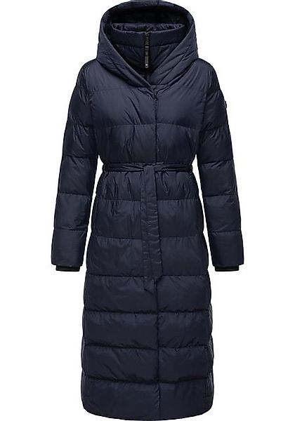 Ragwear Steppmantel Niara Long Gesteppter langer Damen Mantel mit Bindeband günstig online kaufen