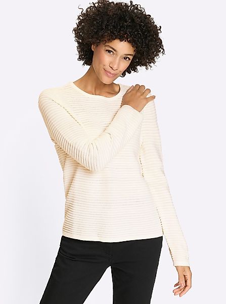 Sieh an! Strickpullover Langarm-Pullover günstig online kaufen