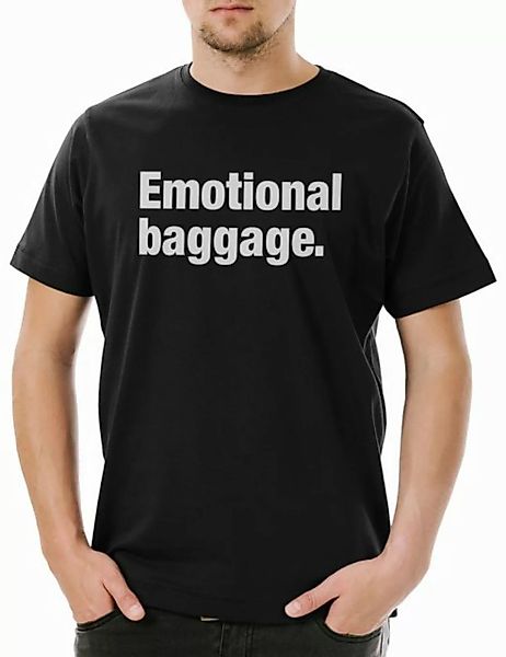 Urban Backwoods Print-Shirt Emotional Baggage Herren T-Shirt Slogan Spruch günstig online kaufen