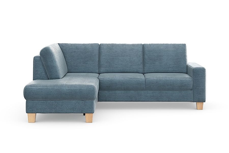 Home affaire Ecksofa "Summer L-Form", mit Ottomane, wahlweise mit Bettfunkt günstig online kaufen