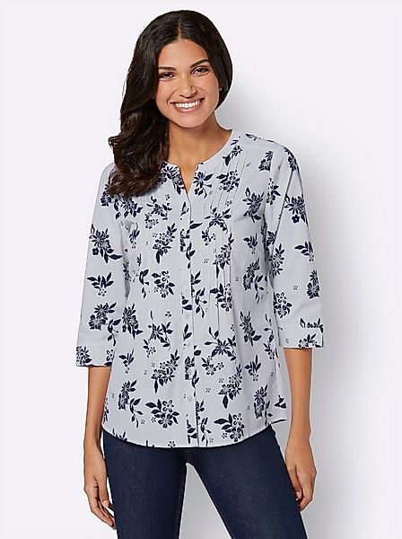 Sieh an! Klassische Bluse Longbluse . günstig online kaufen
