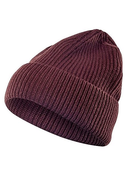 FALKE Beanie Wintermütze - warm, gerippt - burgundrot - 1 Stück günstig online kaufen