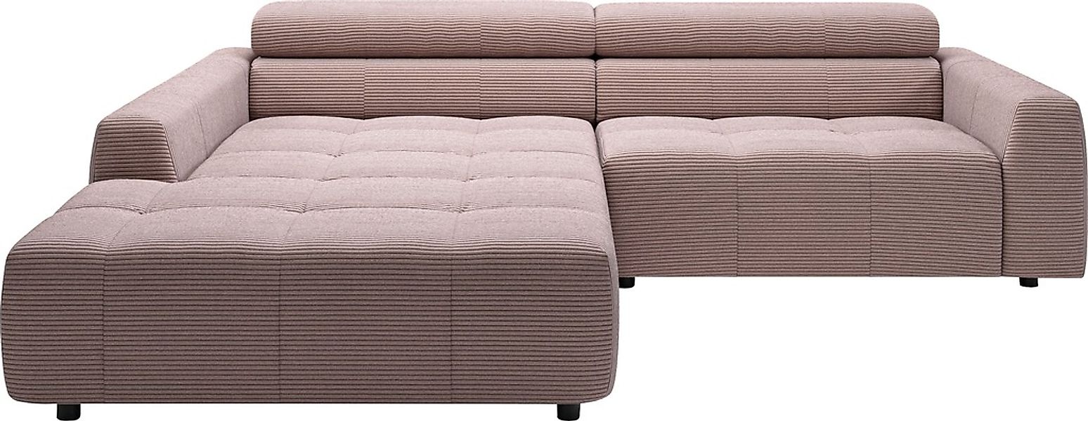 3C Candy Ecksofa »Denver auch mit Cord- und Easy care-Bezug, Kopfteilverste günstig online kaufen