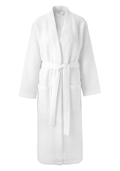 my home Unisex-Bademantel Inga, Waffelpiqué, ideal günstig online kaufen