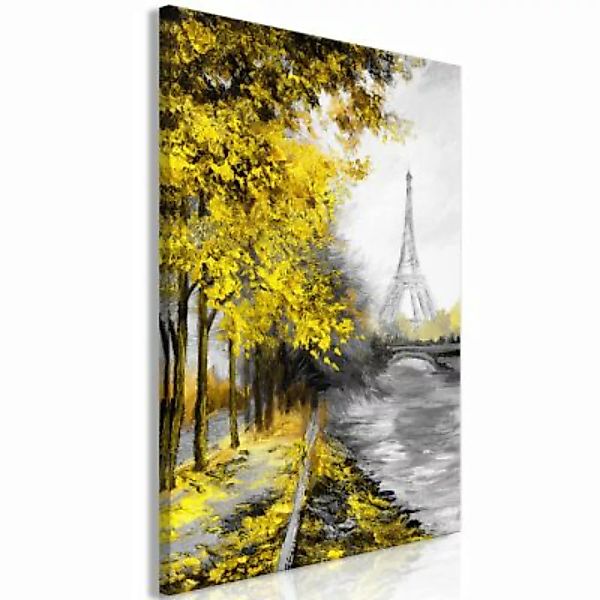 artgeist Wandbild Paris Channel (1 Part) Vertical Yellow gelb/grau Gr. 40 x günstig online kaufen