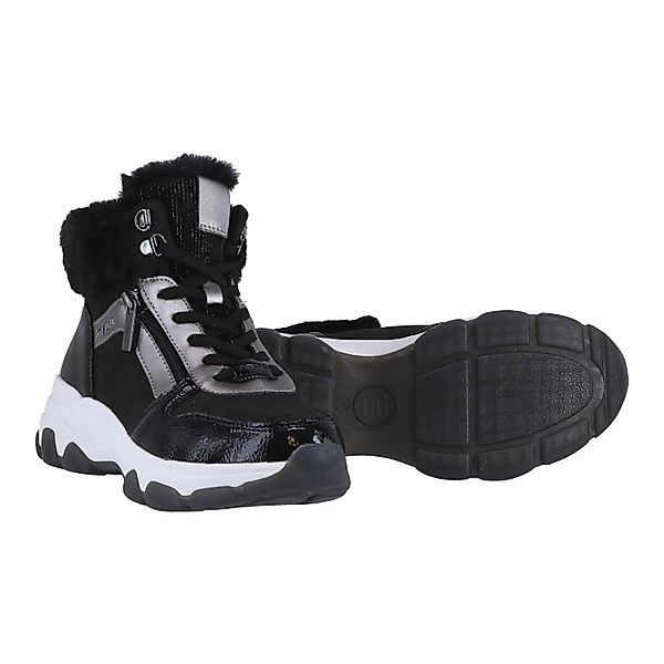 BAGATT D31-ANX51-5755 (gefüttert) schwarz/metallic Damen Winterstiefel günstig online kaufen