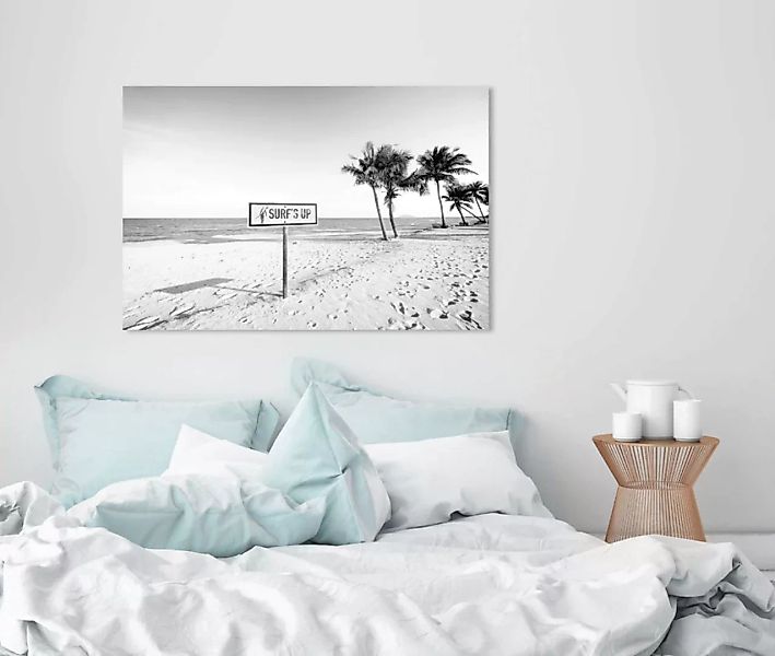 queence Acrylglasbild "Surfs up Strand" günstig online kaufen