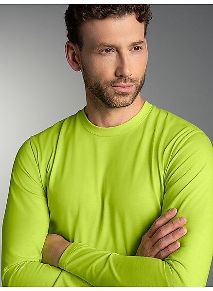 Trigema T-Shirt "TRIGEMA Langarmshirt aus 100% Baumwolle" 1 Stk. günstig online kaufen