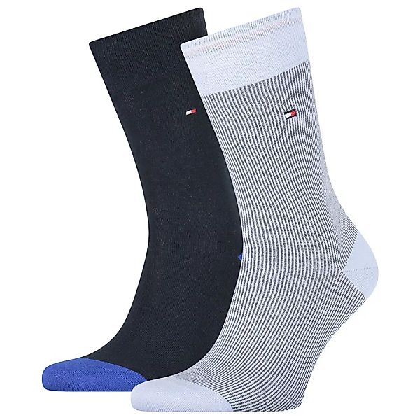 Tommy Hilfiger Rib Socken 2 Paare EU 39-42 Light Blue günstig online kaufen