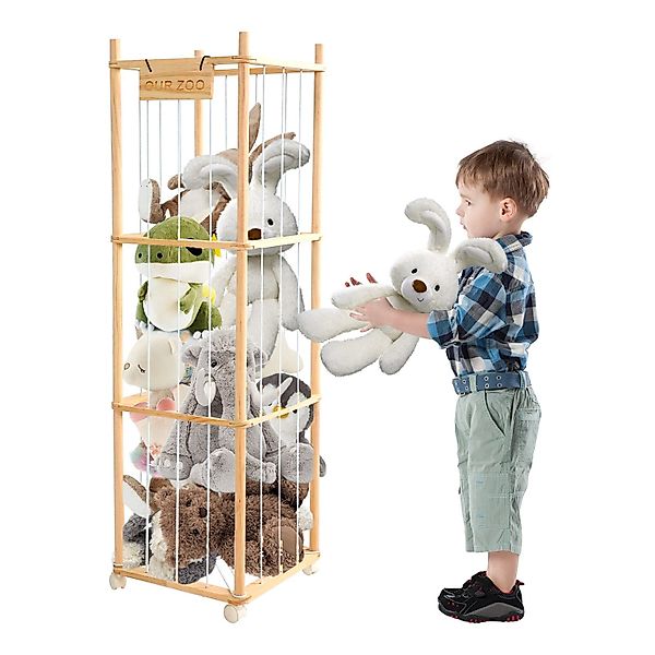 TWSOUL Kinderregal Plüschtier Lagerung Box Stofftier günstig online kaufen