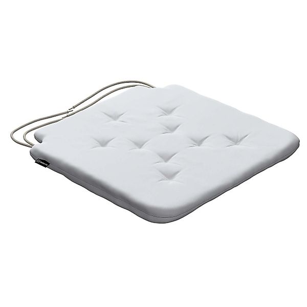 Stuhlkissen Christoph mit Bindeschnur, weiß, 42 x 41 x 3,5 cm, Loneta (133- günstig online kaufen