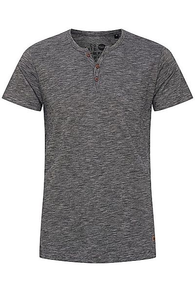 !Solid Rundhalsshirt SDSigos Kurzarmshirt mit Knopfleiste günstig online kaufen